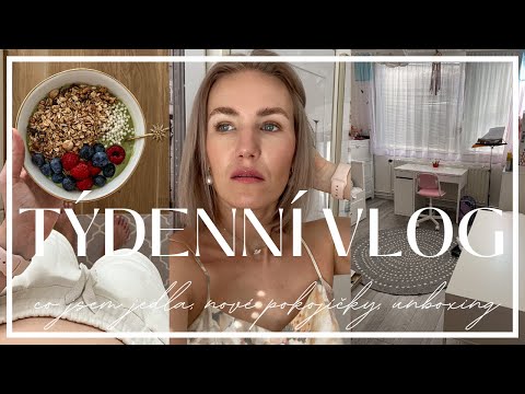 TÝDENNÍ VLOG // CO JSEM JEDLA // REKONTRUKCE POKOJÍČKŮ