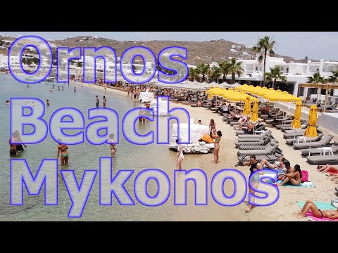 Ornos Beach in Mykonos, Greece - Gorgeous, Popular, Great for Families
