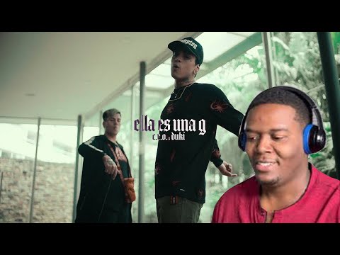 C.R.O x DUKI - Ella es una G (Shot by BALLVE) REACTION!!!