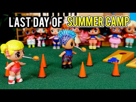 Barbie LOL Doll Last Day of Summer Camp - Baby Goldie & Punk Boi