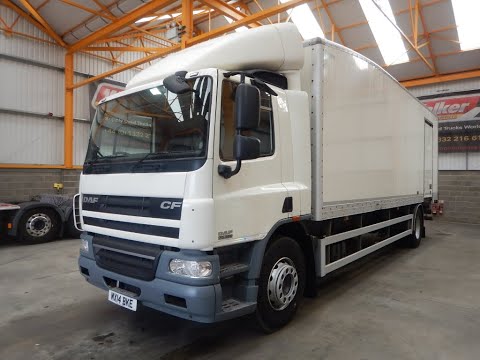 DAF CF75 4 X 2 EURO 5 (ULEZ COMPLIANT)18 TONNE BOX DRAWBAR SPEC - 2014 - MX14 BKE