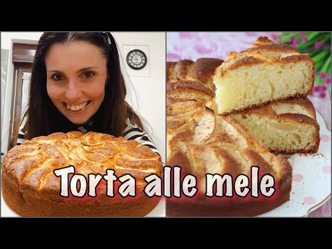 Torta alle mele e yogurt morbidissima #senzaglutine e #senzaburro