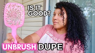 UNBrush DUPE for TANGLED Curly Hair | *Very Detailed* DETANGLING ROUTINE