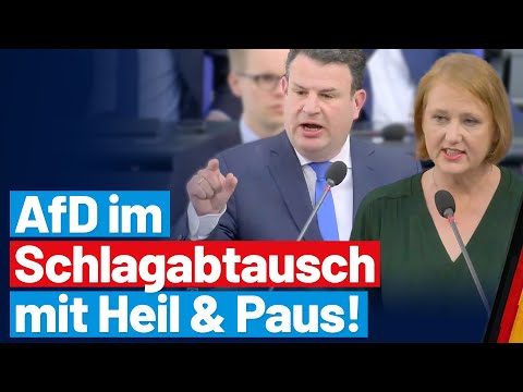 Regierungsbefragung: AfD im heftigen Schlagabtausch mit Heil und Paus! - AfD-Fraktion im Bundestag