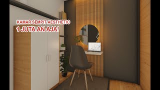 Download lagu 2x2.5 meter bedroom makeover design, low budget, only 1 million rupiah! #shorts mp3