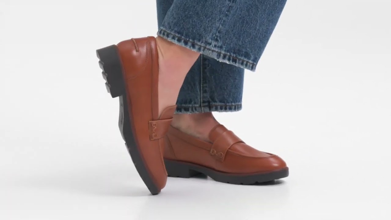 Watch Vionic Cleo Loafer Women's Comfortable Orthotic Arch Support Slip-On Loafer video