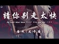 潘成 (皮卡潘) - 請你別走太快「My heart move move 跳太快 腦海who who 已空白 你一步步走過來 心都被你收買」【動態歌詞/PinyinLyrics】♪