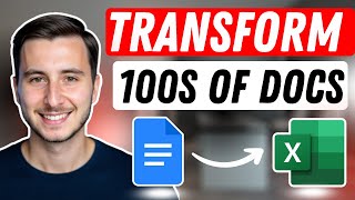 How to Transform 100 Text File Data into Excel in 19 minutes! No Code!