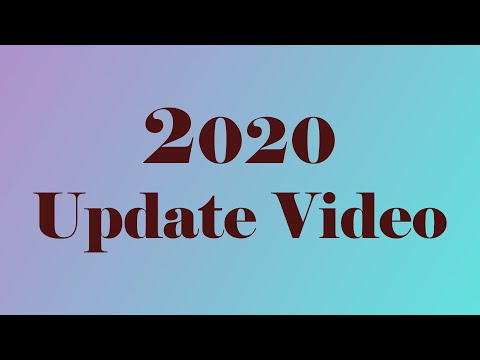 End of 2020 Update Video