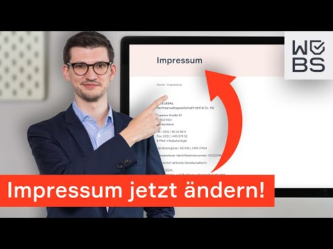 OS platform discontinued! Why you need to change your legal notice immediately | WBS - The Experts