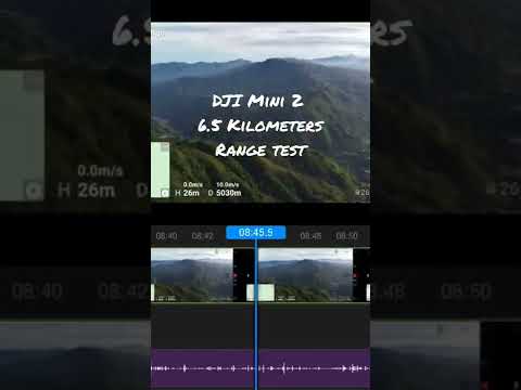 DJI Mini 2 MOD Battery 6.5 Kilometers Range Test