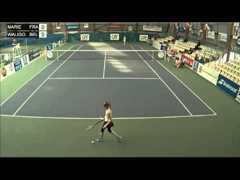 MARIE (FRA) vs WALIGORA (BEL)- Open Super 12 Auray Tennis