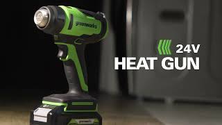 Video de PISTOLA DE CALOR - GREENWORKS 24V