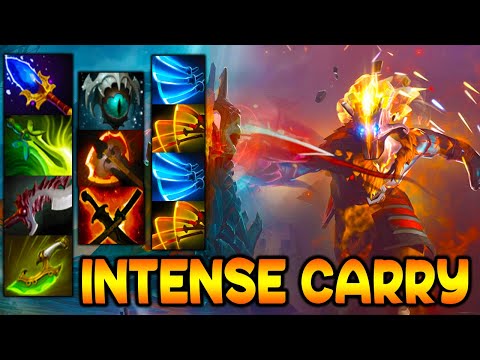 INTENSE CARRY JUGGERNAUT - CRAZY OMNISLASH - DOTA 2 GAMEPLAY