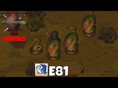 Battle Brothers - E81 Wurm Hunter - Legends Mod Solo Crusader!