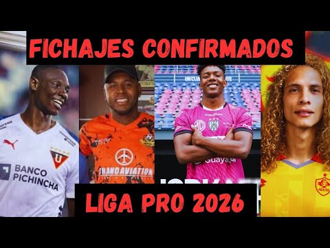 Confirmed signings for LigaPro Serie A 2026 | This is how Ecuadorian football clubs are strengthe...