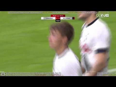 Goal Tom Carroll - Tottenham vs AC Milan - Audi Cup 2015 - 2-0