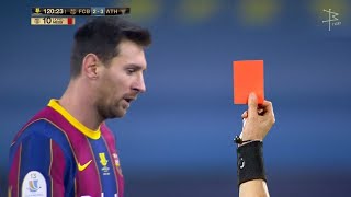 Lionel Messi - All Red Cards In Career