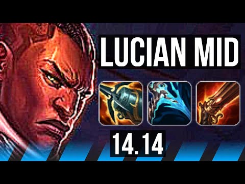 LUCIAN vs ORIANNA (MID) | 66% winrate, 15/4/5 | EUW Challenger | 14.14