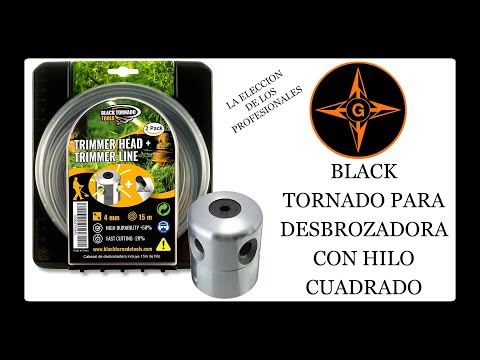 Square Brushcutter Line / Black Tornado, the Professionals' Choice
