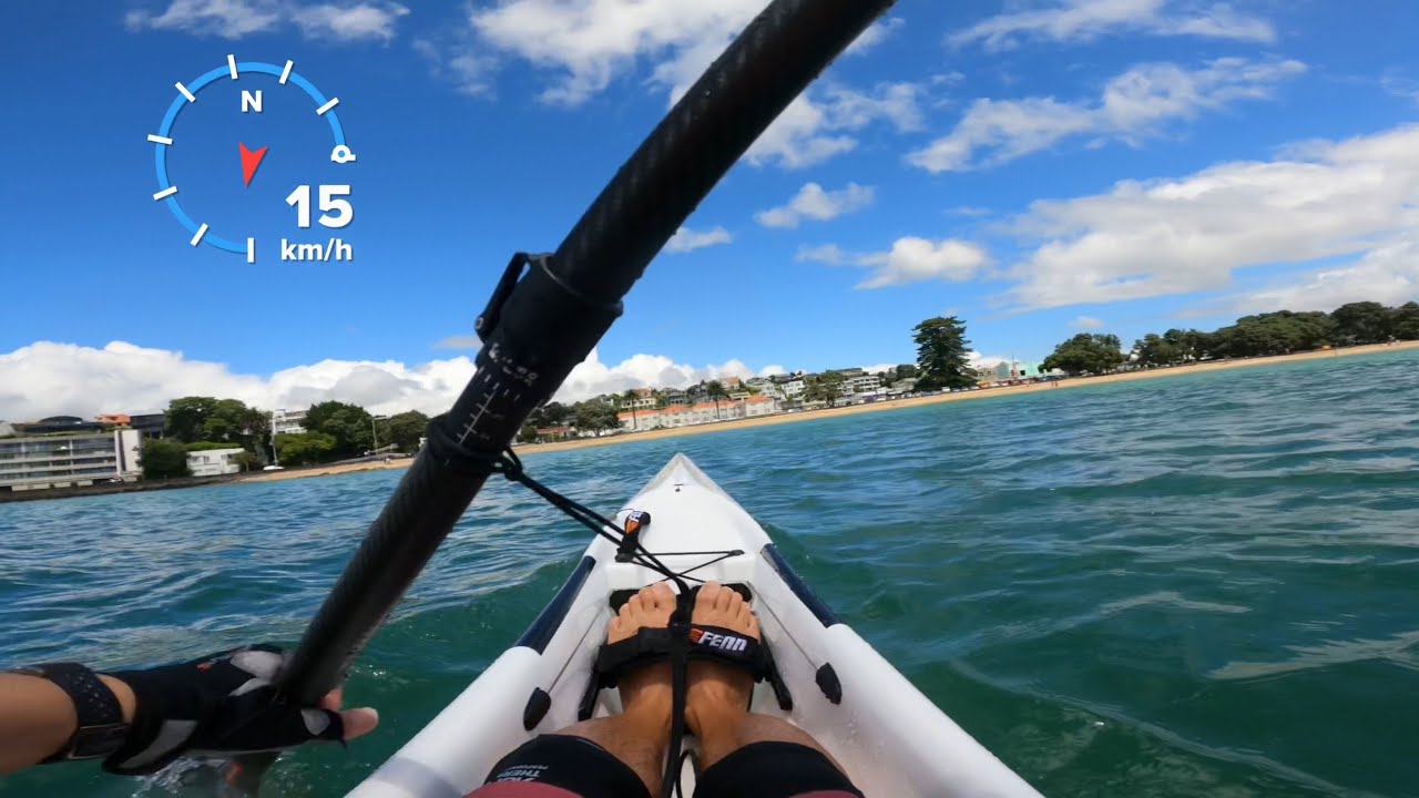 Short paddle at Mission Bay - Fenn Swordfish S