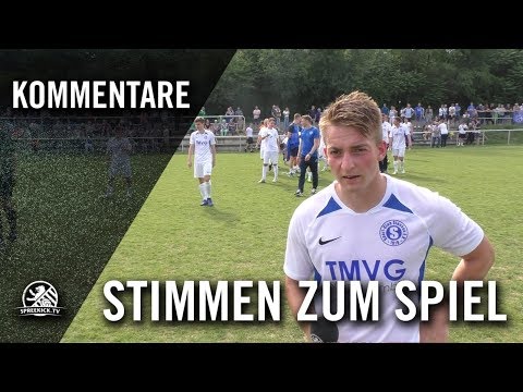 Die Stimmen zum Spiel | VSG Altglienicke II - SC Staaken II (Finale, Pokal der 2. Herren)