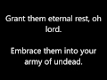 Avenged Sevenfold Requiem Lyrics