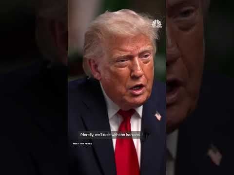 Trump says the U.S. will work with Iran to destroy its uranium if they can make a deal