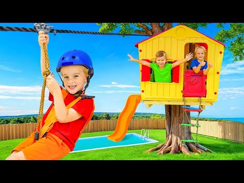 Vlad and Niki - Tree House with zipline Adventures