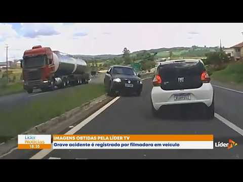 Imagens mostram momento exato de grave acidente