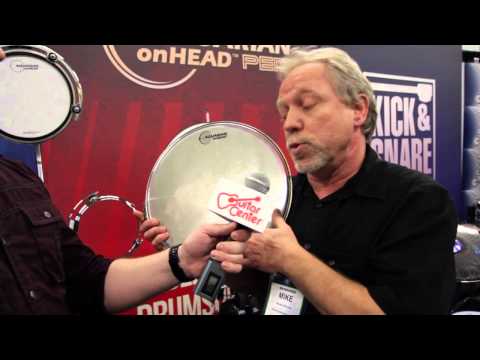 Guitar Center at NAMM - Aquarian inHead Acoustic/Electronic Drum Heads