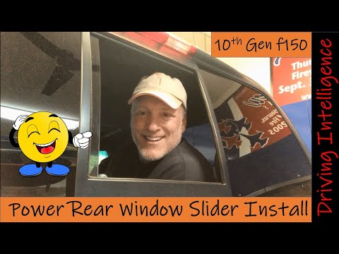 How To Install a 10th Gen F150 Rear Power Sliding Window (Slider): '97-`04 F150, F250 LD, Ford 7700
