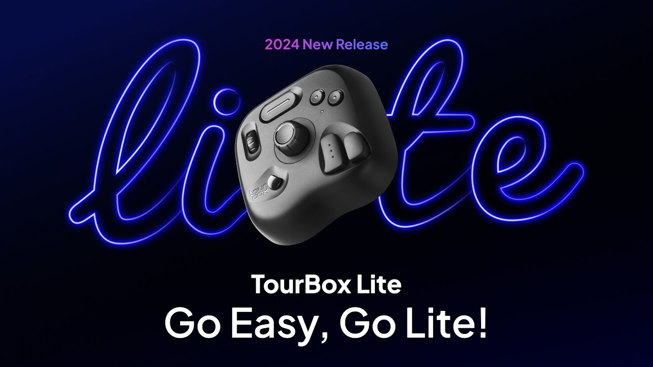 TourBox Lite - Go Easy Go Lite | The Powerful and Affordable Creative Controller - YouTube