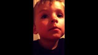 My 3 year old brother talking about wee willy winky