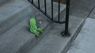 Full Frame Close Up: The Chalk Creatures of Ann Arbor