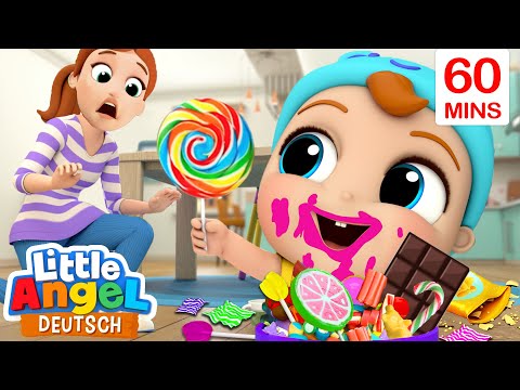 Genug genascht, klein Joni | Schoko, Kekse, Süßigkeiten | Little Angel Deutsch - Kinderlieder