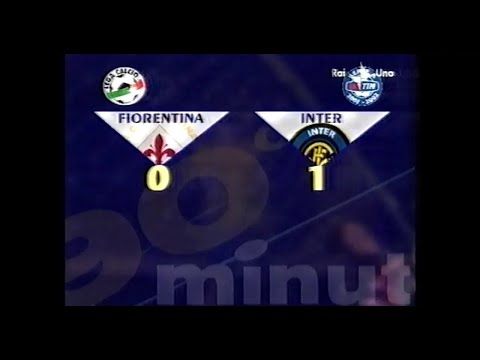 2001-02 (29^ - 30-03-2002) Fiorentina-INTER 0-1 [Vieri] Servizio 90°Minuto Rai1