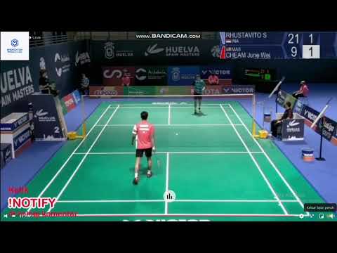 Shesar Hiren Rhustavito (INA) VS Cheam June Wei (MAS) QF Spain Masters 2021 (Highlight)