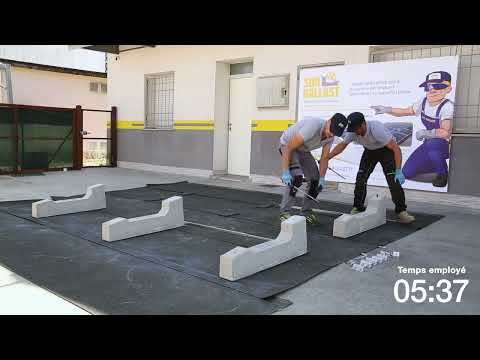 Support photovoltaïque 20° - Au sol ou sur toit terrasse_2