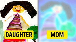Parents Turned Their Kids' Drawing Into Artworks