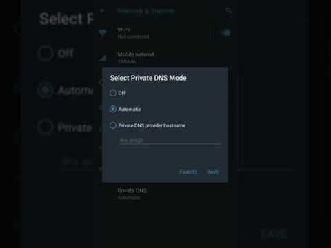 How to enable Private DNS on Android