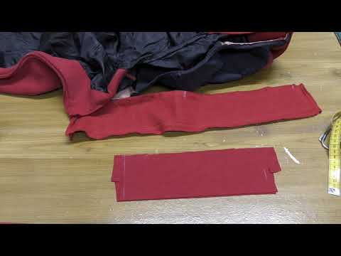 Износился воротник .Как спасти толстовку?