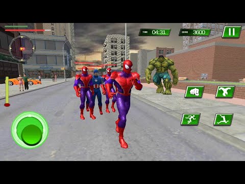 Infinity Superhero Revenge God Immortal Fighting Battle | Spider Hero Crime City - Android GamePlay