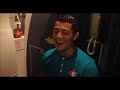 Ronaldo funny & Rare video - Ronaldo sings stay by rihanna