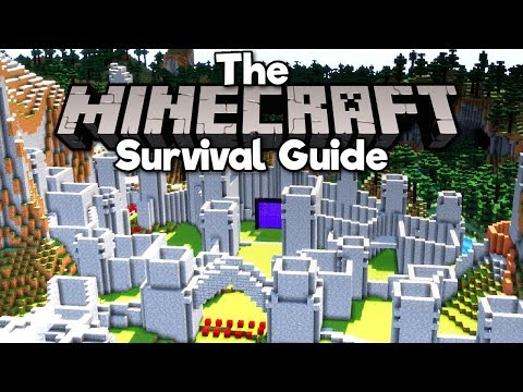 Pixlriffs - Castle Building, Pt.2: Walls & Towers ▫ The Minecraft Survival Guide (Tutorial Lets Play) [Part 114]