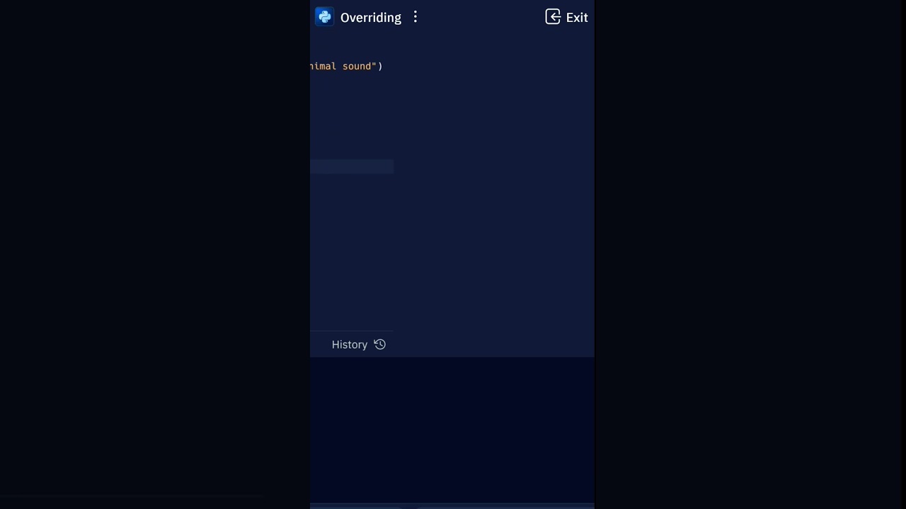 Simple Python Code || Overriding in Python || #programming #cpython #python