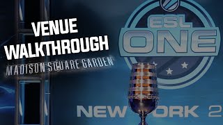 ESL One New York venue overview - Madison Square Garden (Eng subs)