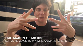 Download lagu Eric Martin of Mr. Big sends another message to my wife Xaymara - In Houston Texas - 6/17/17 mp3