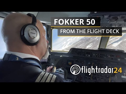 From the flight deck: flying one of the last Fokker 50s in Europe