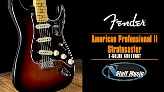 Video thumbnail for Fender American Professional II Stratocaster - In Depth Look! by N Stuff Music